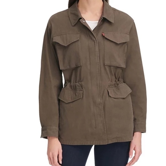 Levi’s cotton militaryutility coat nwt! M - Picture 1 of 11